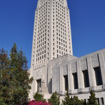 F3 Louisiana State Capitol with Azaleas